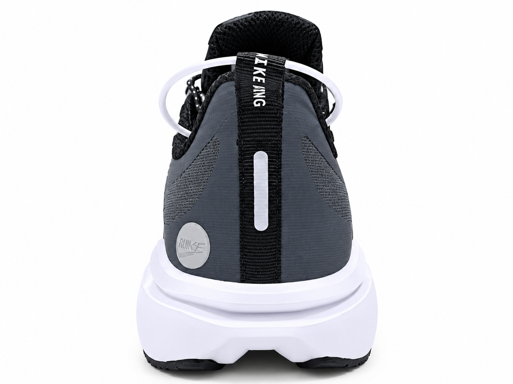 Premium Men’s Running Shoes – Lightweight Cushioned Sports Sneakers | Black & Grey