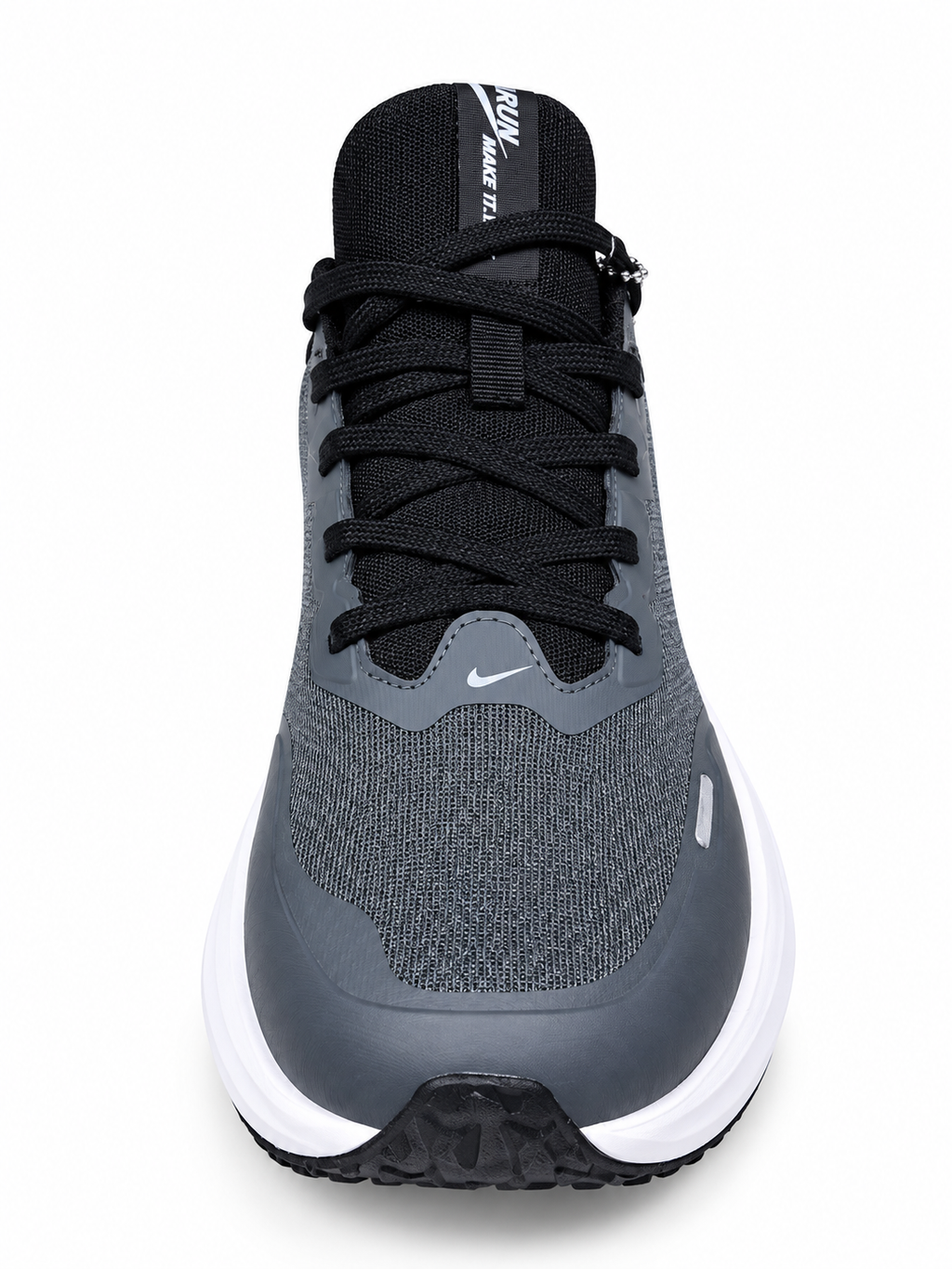 Premium Men’s Running Shoes – Lightweight Cushioned Sports Sneakers | Black & Grey