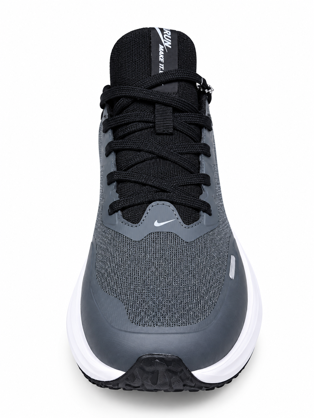 Premium Men’s Running Shoes – Lightweight Cushioned Sports Sneakers | Black & Grey