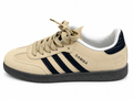 Classic Samba Style Sneakers – Premium Beige Leather Casual Shoes unisex