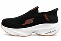 Skechers Men’s Red-Brown Slip-On Sneakers | Lightweight Running & Walking Shoes with Hyper Burst Cushion