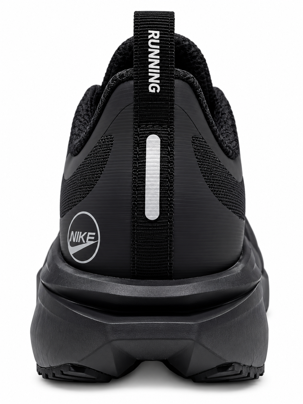 Nik ZoomX Black & White Running Shoes – Chunky Sole Athletic Sneakers