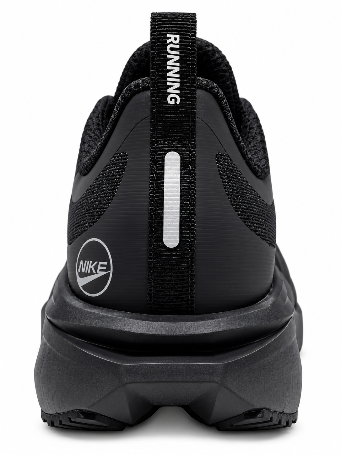 Nik ZoomX Black & White Running Shoes – Chunky Sole Athletic Sneakers