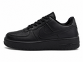 Nike Air Force 1 Style Triple Black Sneakers – Classic Low-Top Casual Shoes