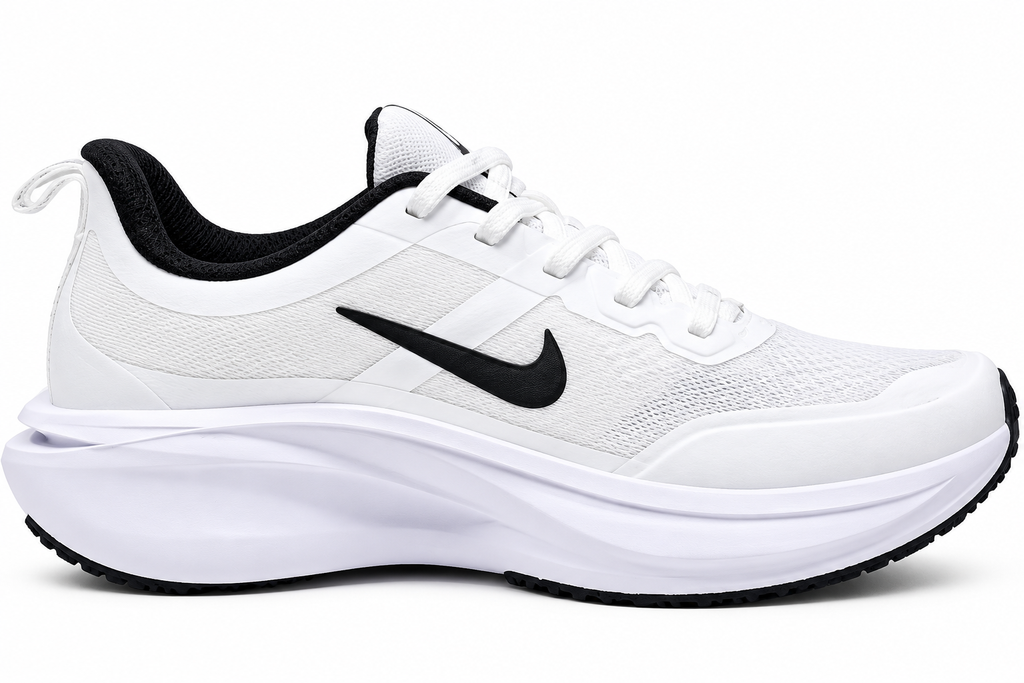 Nik ZoomX Black & White Cushioned Running Shoes