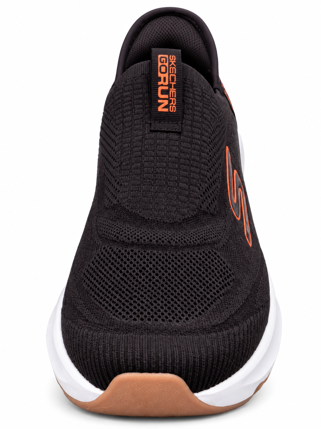 Skechers Men’s Red-Brown Slip-On Sneakers | Lightweight Running & Walking Shoes with Hyper Burst Cushion