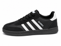 Samba Style Black & White Sneakers | Classic Casual Shoes