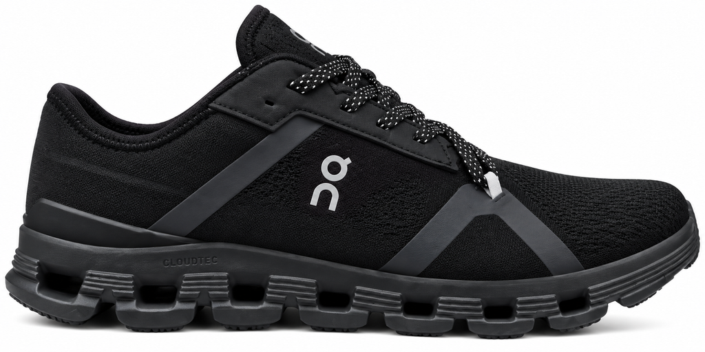 All-Black Cloud-Style Chunky Sneakers – Lightweight Casual Athletic Shoes