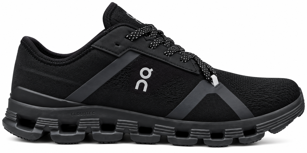All-Black Cloud-Style Chunky Sneakers – Lightweight Casual Athletic Shoes