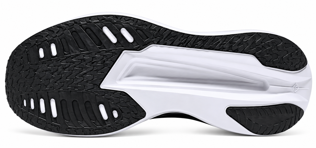 Nik ZoomX Black & White Cushioned Running Shoes