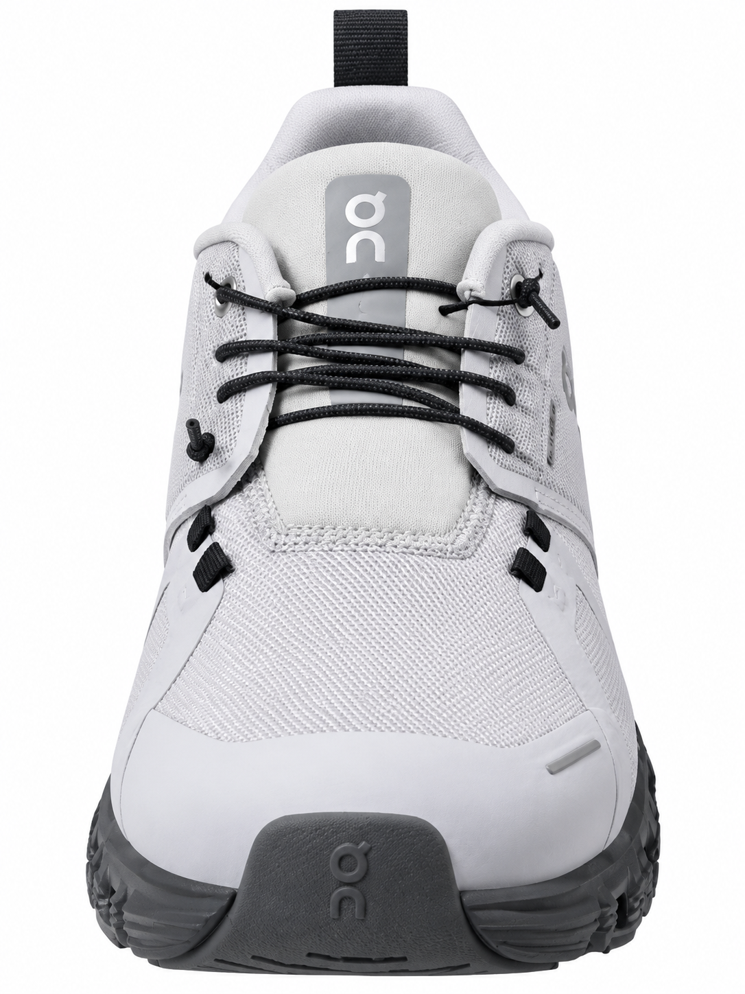 On Cloud Waterproof Running Shoes – Light Grey & Black | Men's Athletic Sneakers
