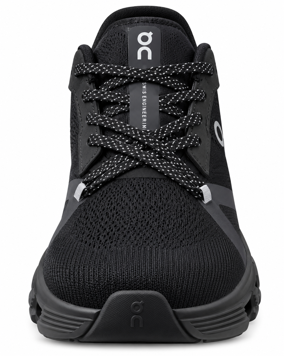 All-Black Cloud-Style Chunky Sneakers – Lightweight Casual Athletic Shoes
