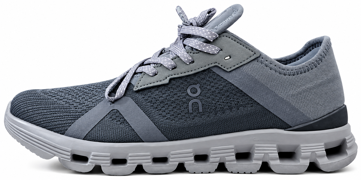Men’s Grey Mesh Running Sneakers – Lightweight Athletic Walking Shoes