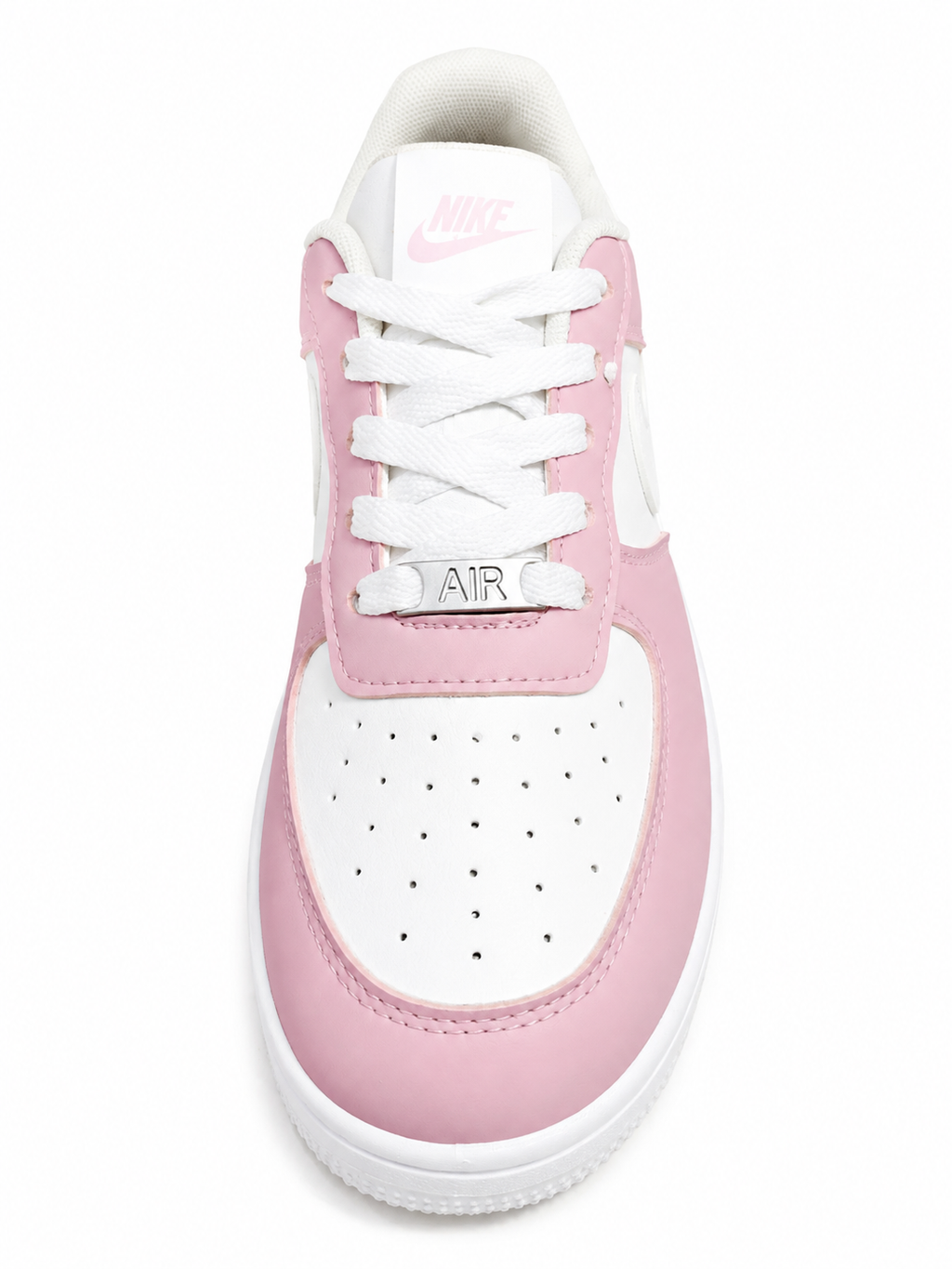 Rose Pink & White Top Sneakers – Stylish Casual Everyday Shoes