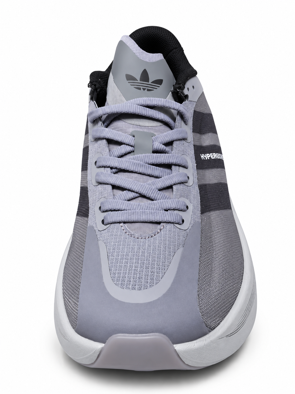Hyperboost Grey & Black Chunky Sole Running Sneakers