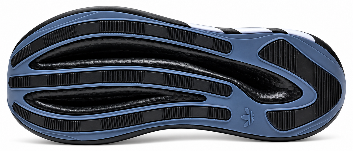 Hyperboost Navy Blue & White Chunky Sole Running Sneakers