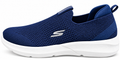 Men's Navy Blue Slip-On Sneakers | Lightweight Breathable Mesh Casual Walking Shoes