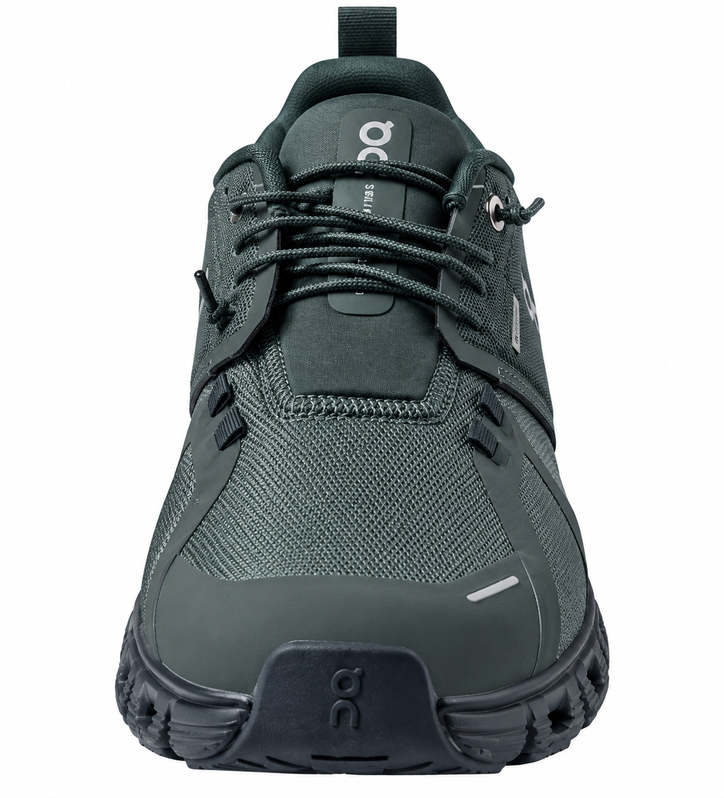 On Cloud Waterproof Running Shoes – Dark Grey | Lightweight Cushioned Sneakers