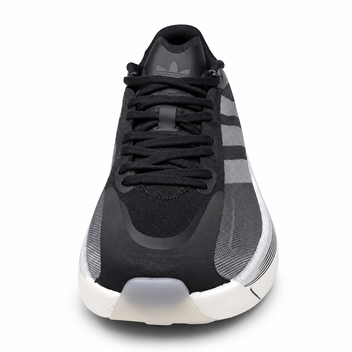 Hyperboost Black & White Chunky Sole Running Sneakers