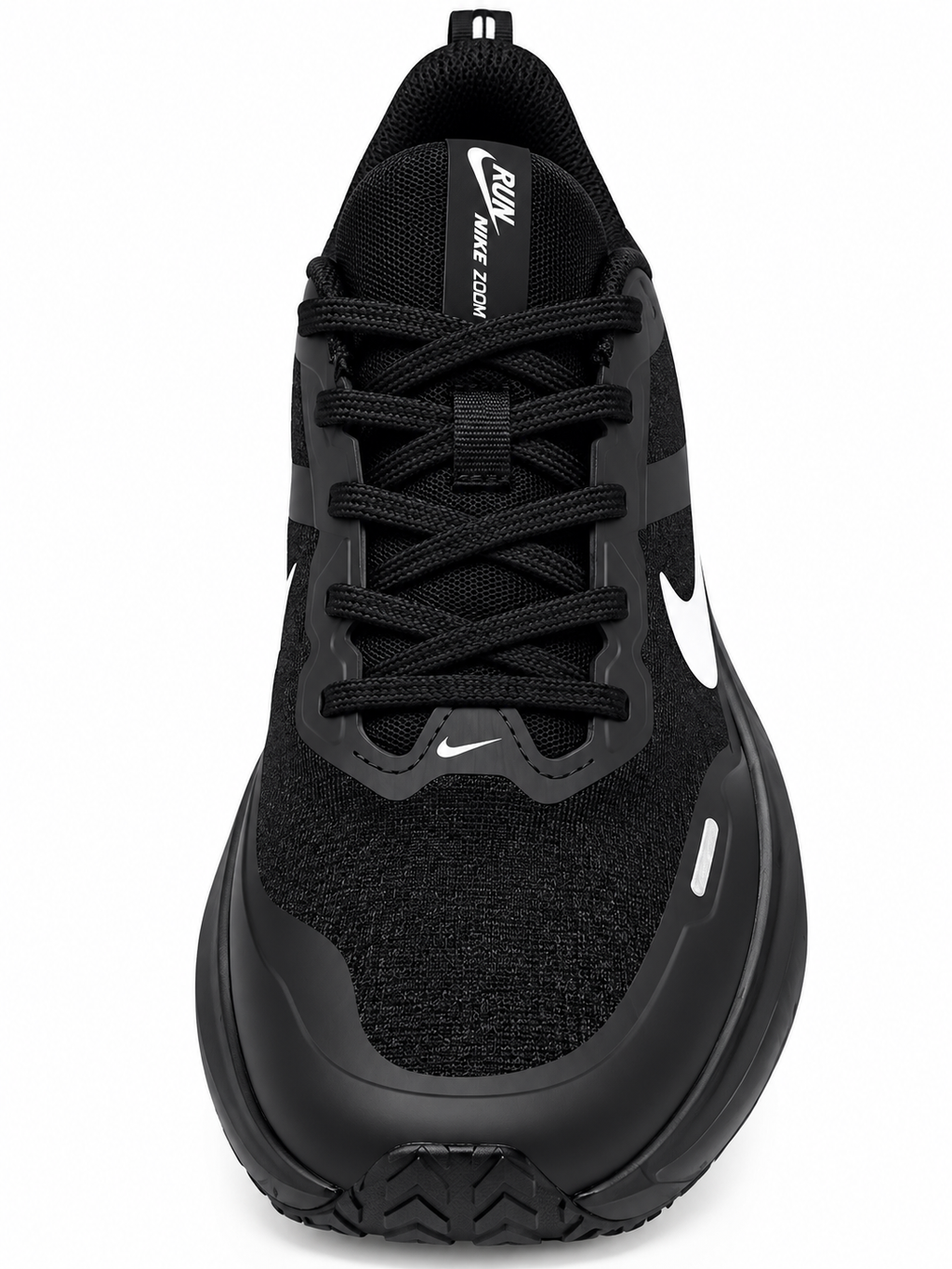 Nik ZoomX Black & White Running Shoes – Chunky Sole Athletic Sneakers