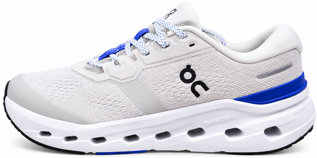 On Men’s White & Blue CloudTec Running Shoes – Mesh Athletic Sneakers