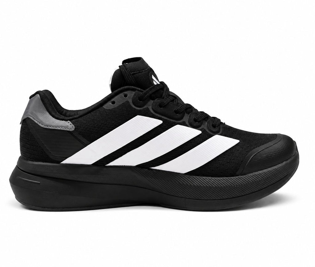 Black & White Sport Sneakers – Lightweight Running & Casual Shoes