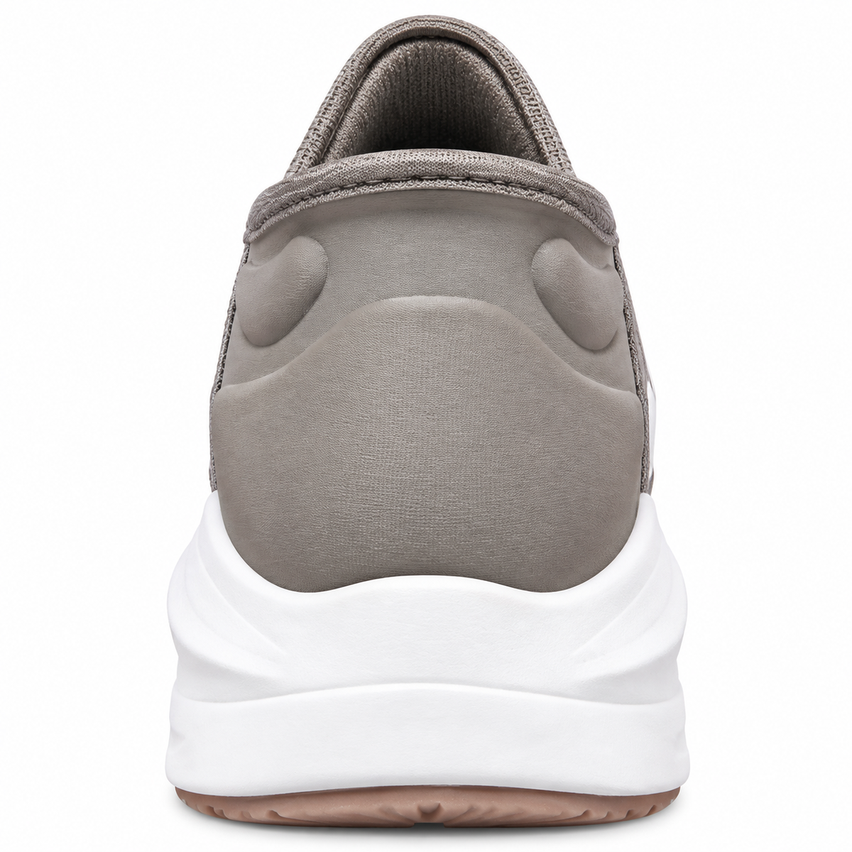 Skeche Slip-ins Carbon-Infused Knit Walking Shoes – Taupe with Hyper Burst Cushioning