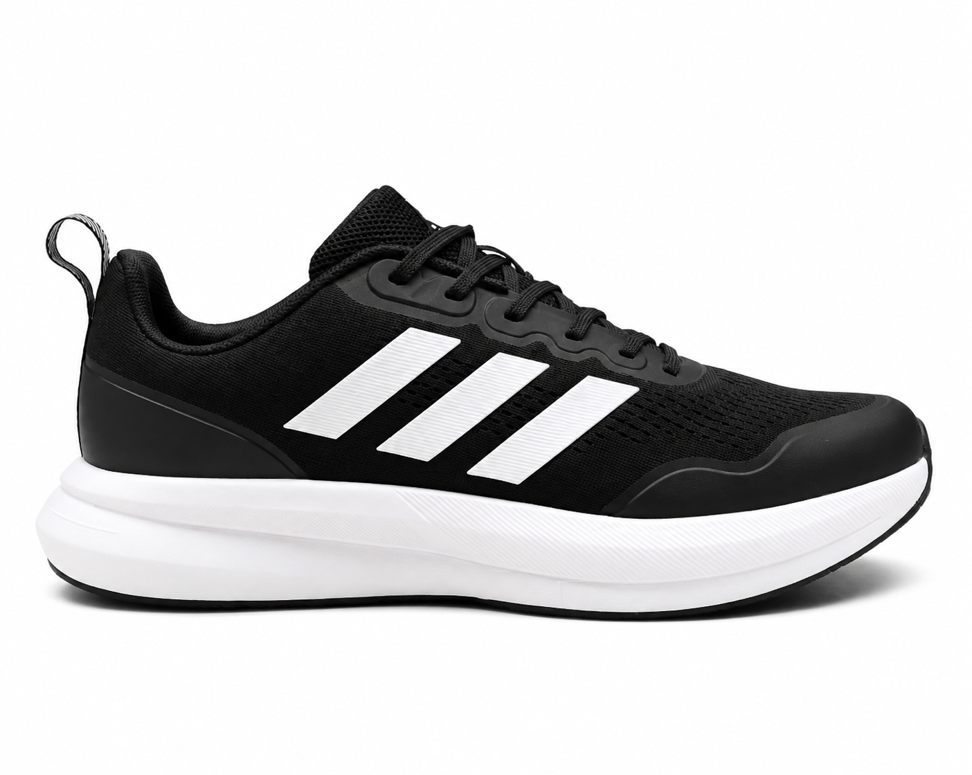 Men's Black Sports Sneakers – Lightweight Running & Walking Shoes with Comfort Cushioning