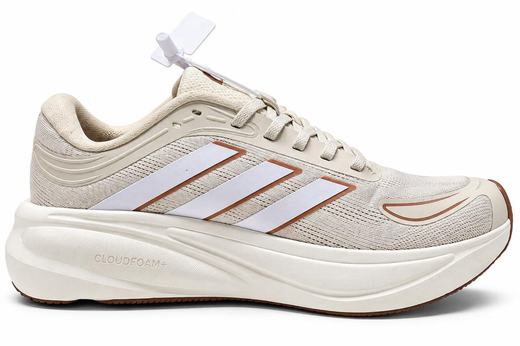 Adi Response 2 Cloudfoam+ Running Shoes – Cream White & Gum