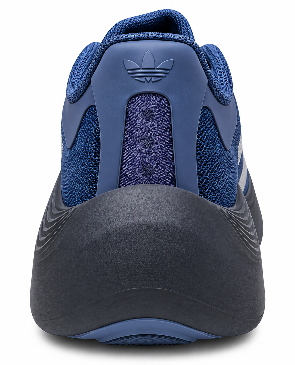 Hyperboost Navy Blue & White Chunky Sole Running Sneakers