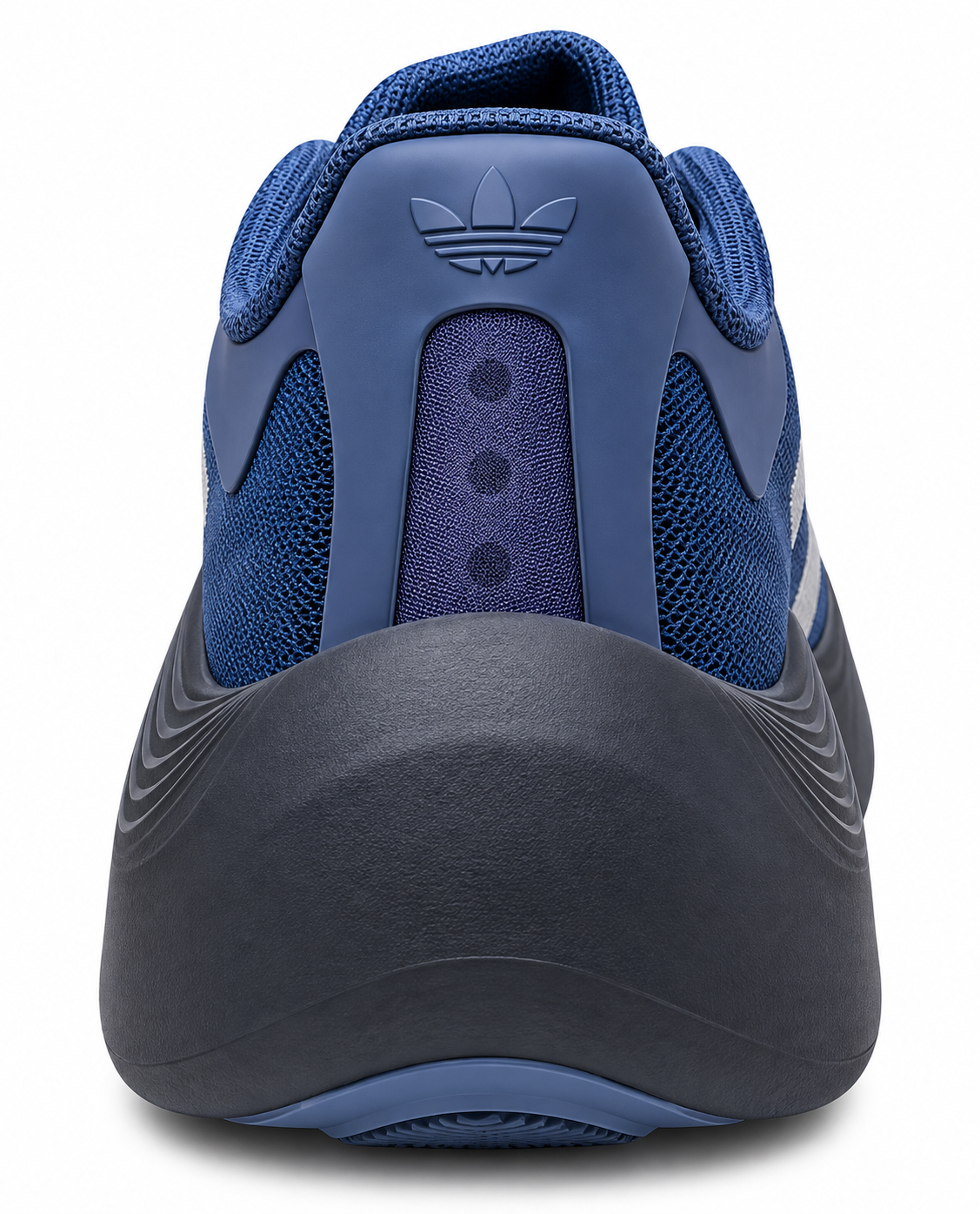 Hyperboost Navy Blue & White Chunky Sole Running Sneakers