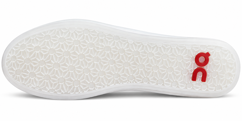 White Perforated Slip-On Loafers with Decorative Toggle Detail