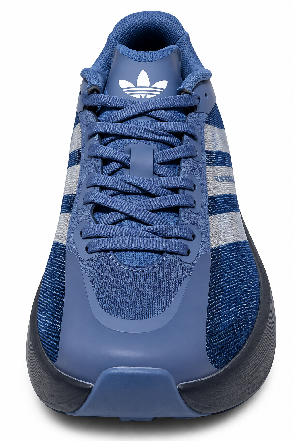 Hyperboost Navy Blue & White Chunky Sole Running Sneakers