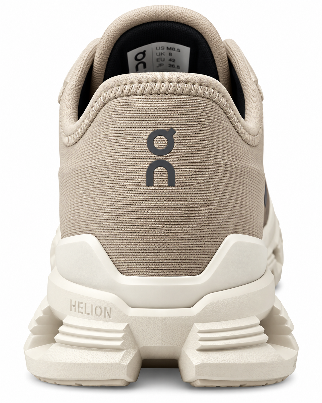 Cloud-Style Chunky Sneakers – Taupe Grey & Beige Lightweight Casual Shoes