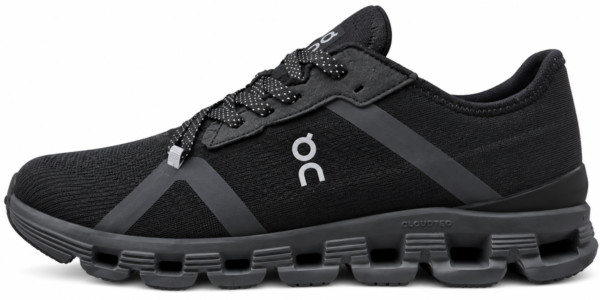 All-Black Cloud-Style Chunky Sneakers – Lightweight Casual Athletic Shoes