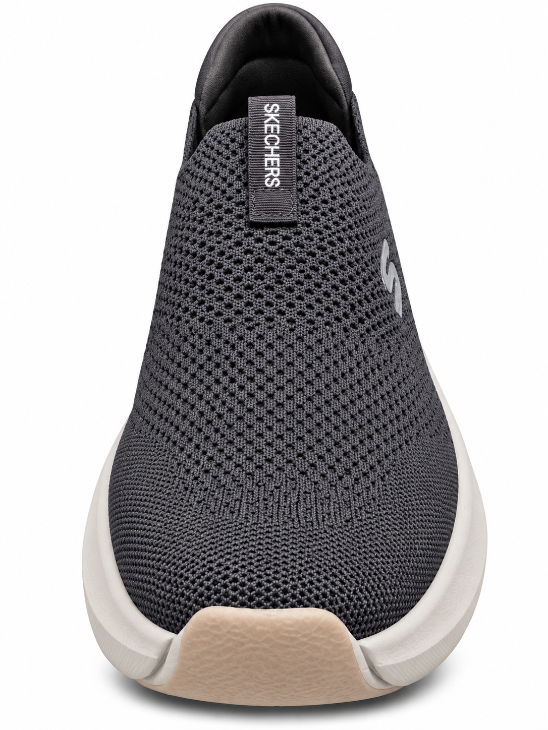 Men's Black Slip-On Sneakers | Lightweight Breathable Mesh Walking Shoes