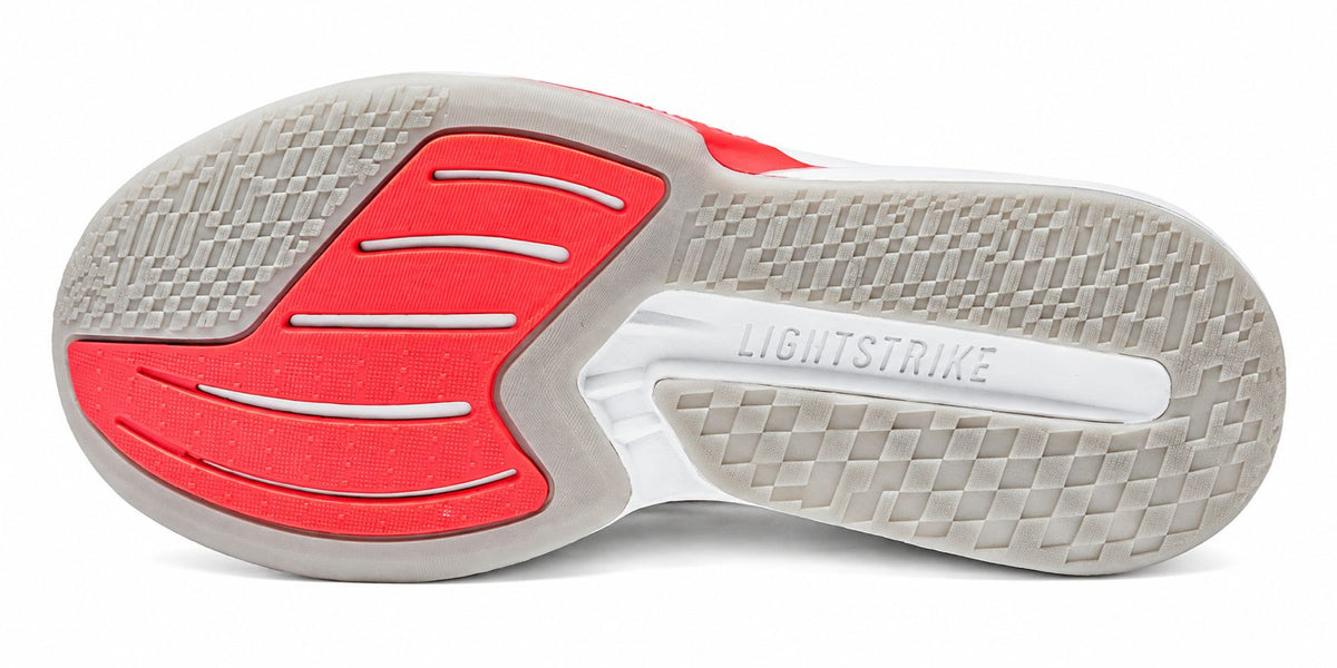 Lightstrike Performance Running Shoes – White & Black Athletic Sneakers