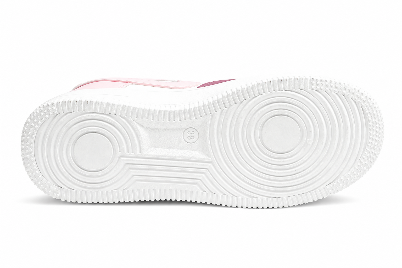 Rose Pink & White Top Sneakers – Stylish Casual Everyday Shoes