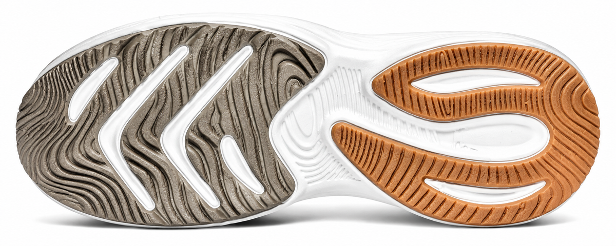 Skeche Slip-ins Carbon-Infused Knit Walking Shoes – Taupe with Hyper Burst Sole