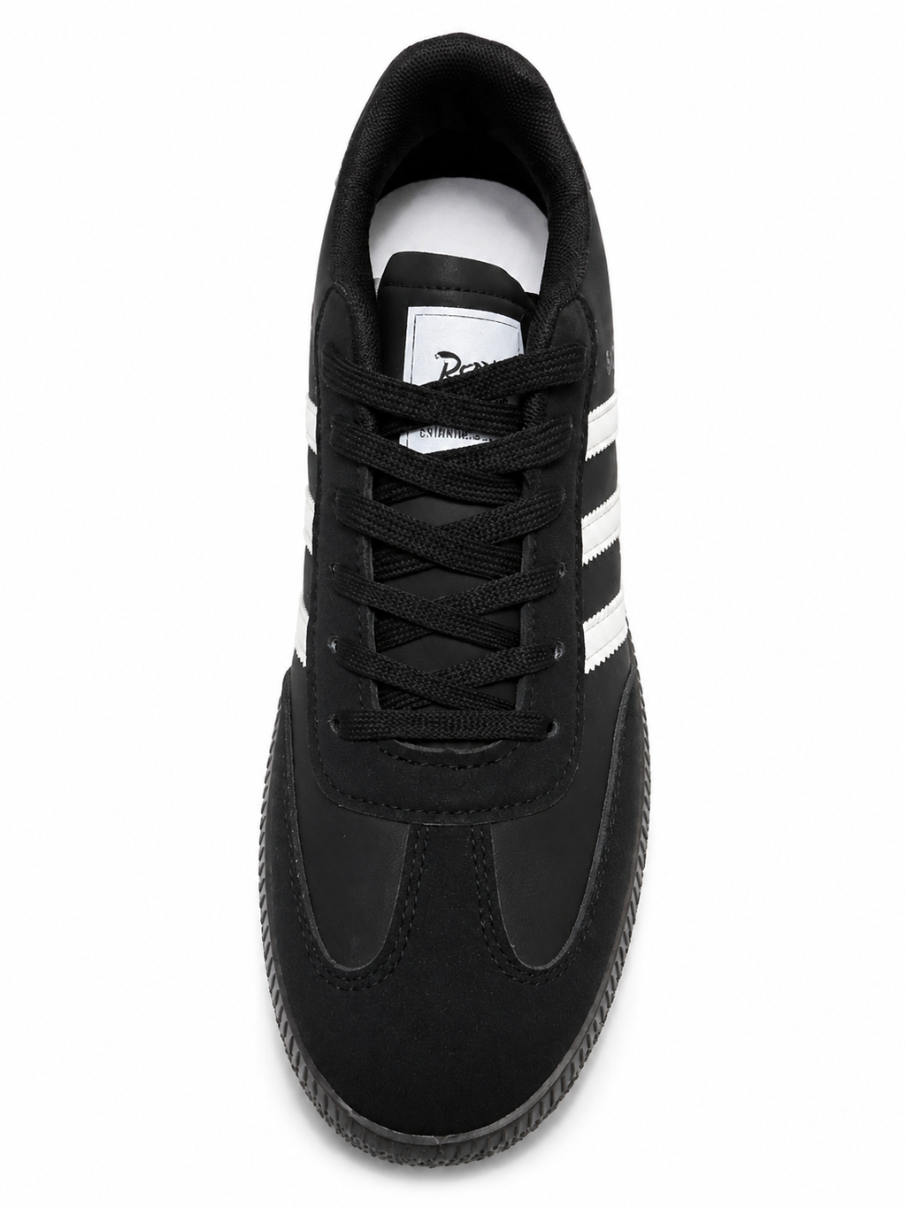 Samba Style Black & White Sneakers | Classic Casual Shoes