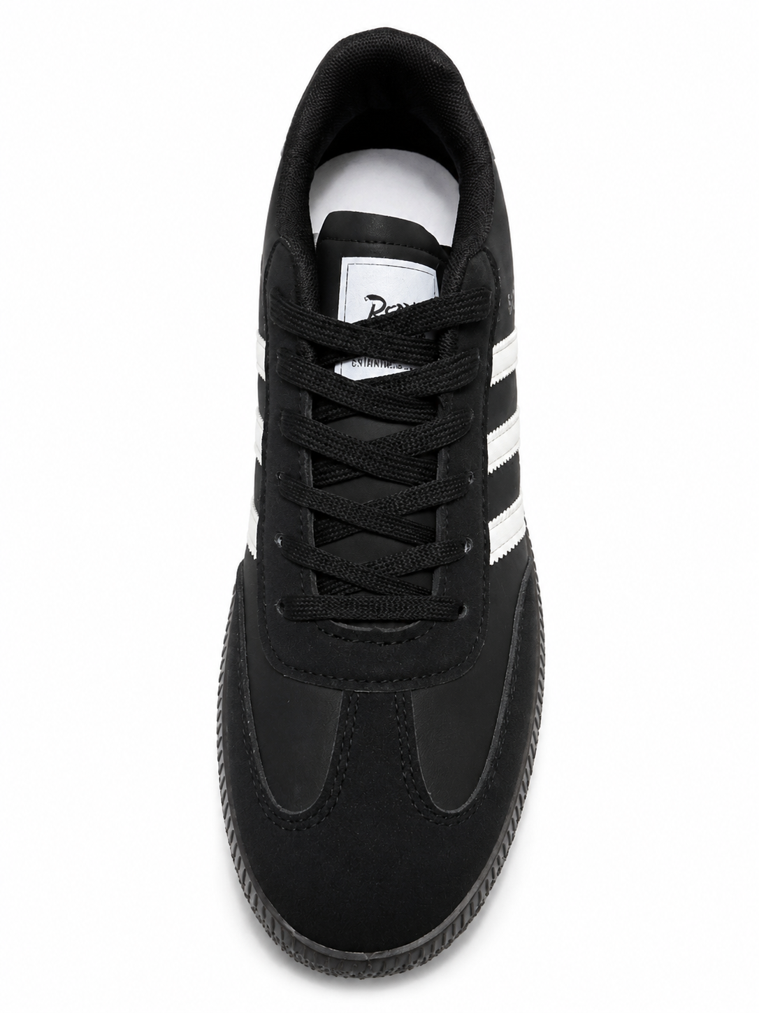 Samba Style Black & White Sneakers | Classic Casual Shoes