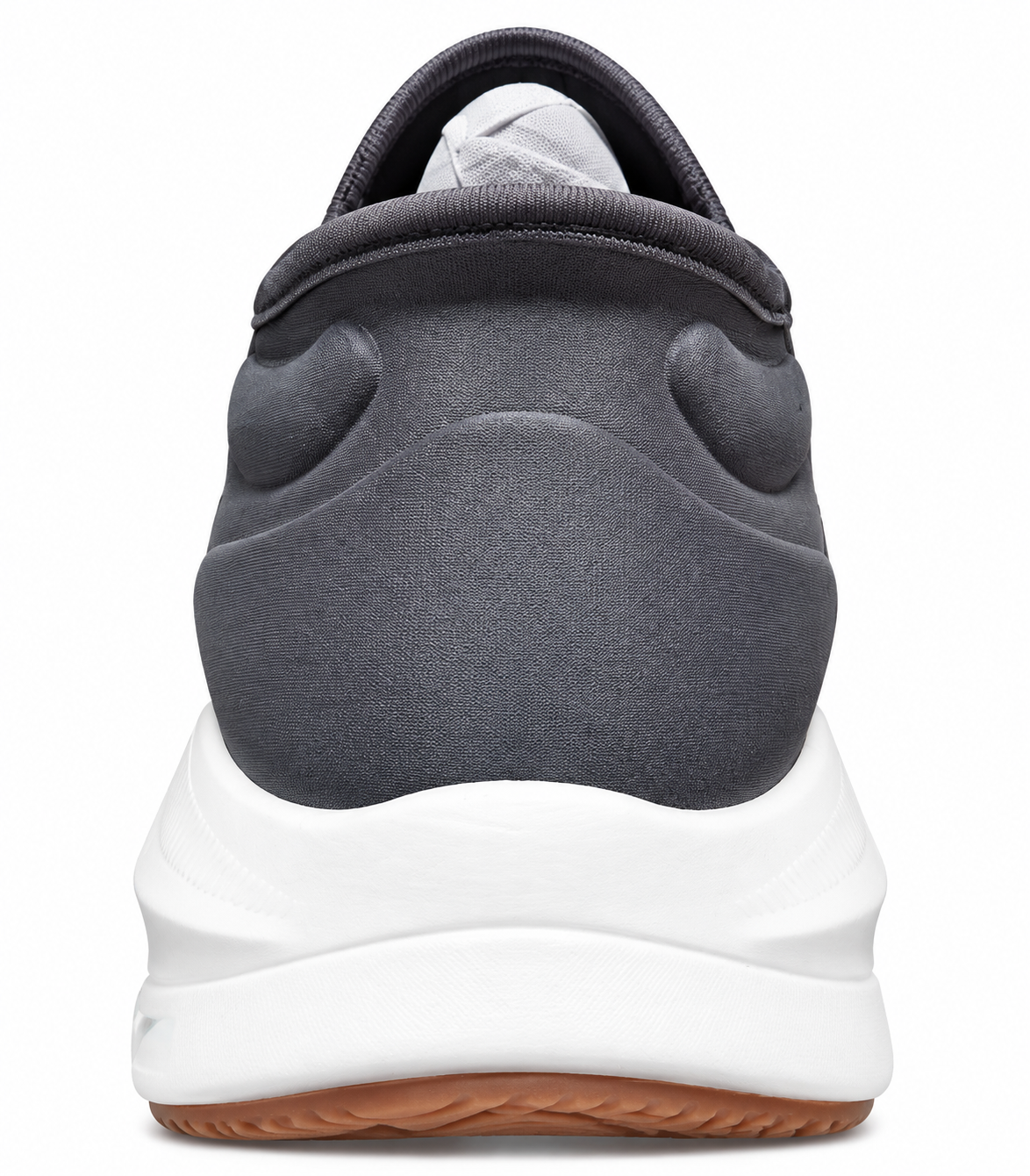 Skeche Slip-ins Carbon-Infused Knit Walking Shoes – Charcoal Gray with Hyper Burst Sole
