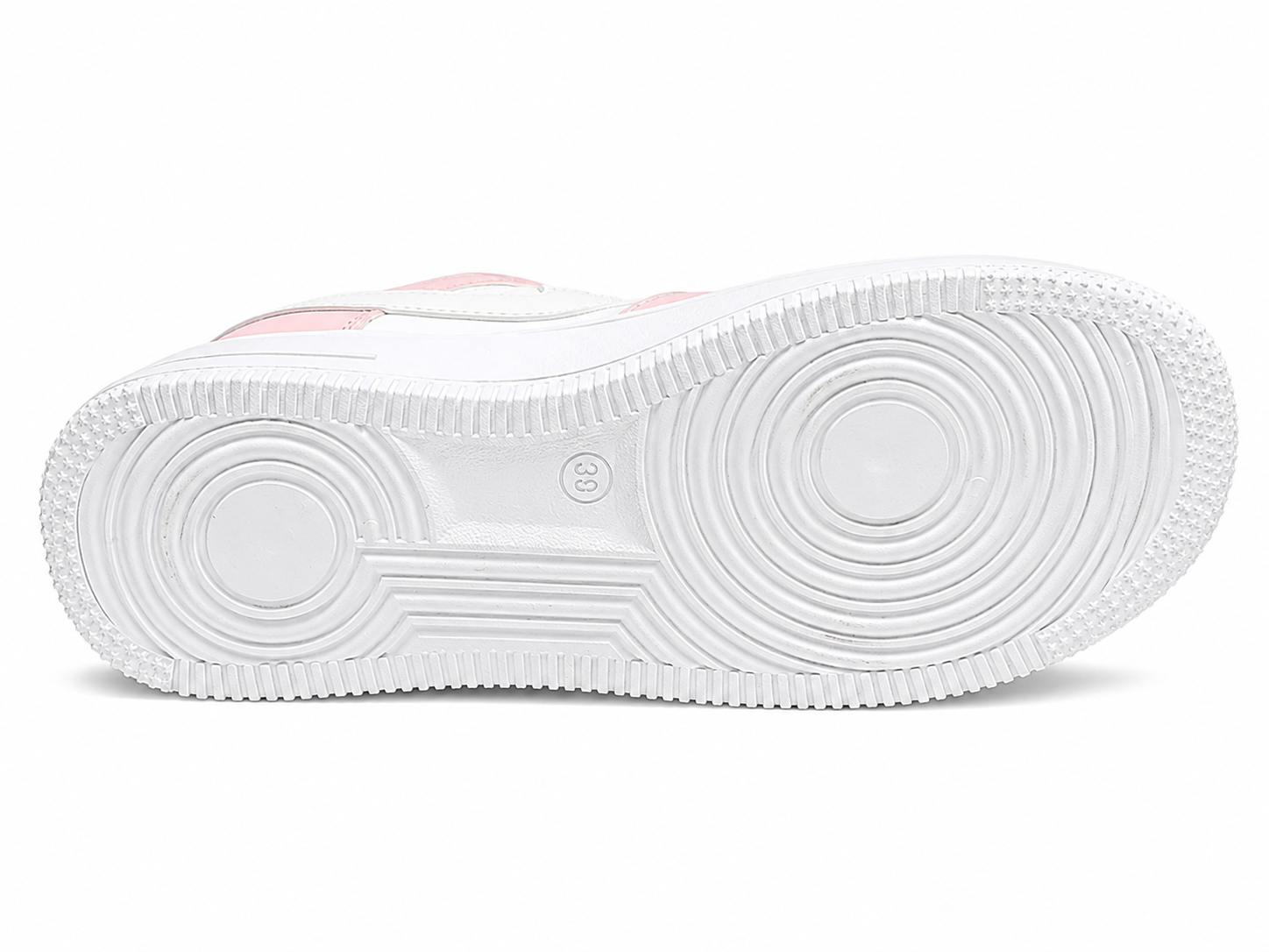 Pink & White Air Style Sneakers – Classic Everyday Casual Shoes