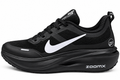 Nik ZoomX Black & White Running Shoes – Chunky Sole Athletic Sneakers