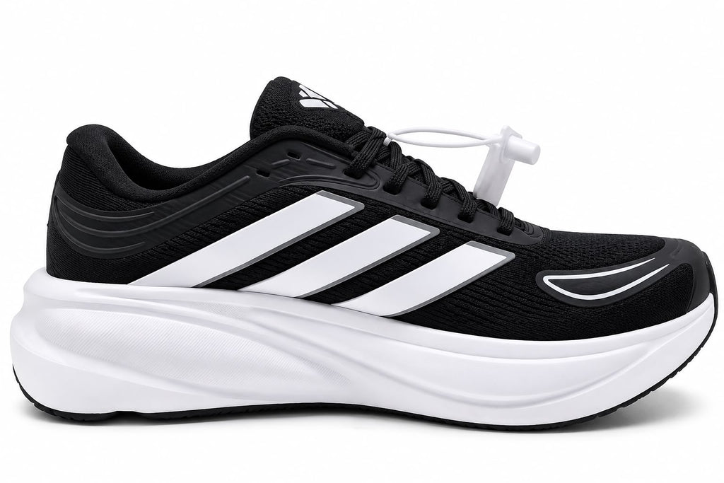 Adi Response 2 Men’s Running Shoes – Black & White Cloudfoam+