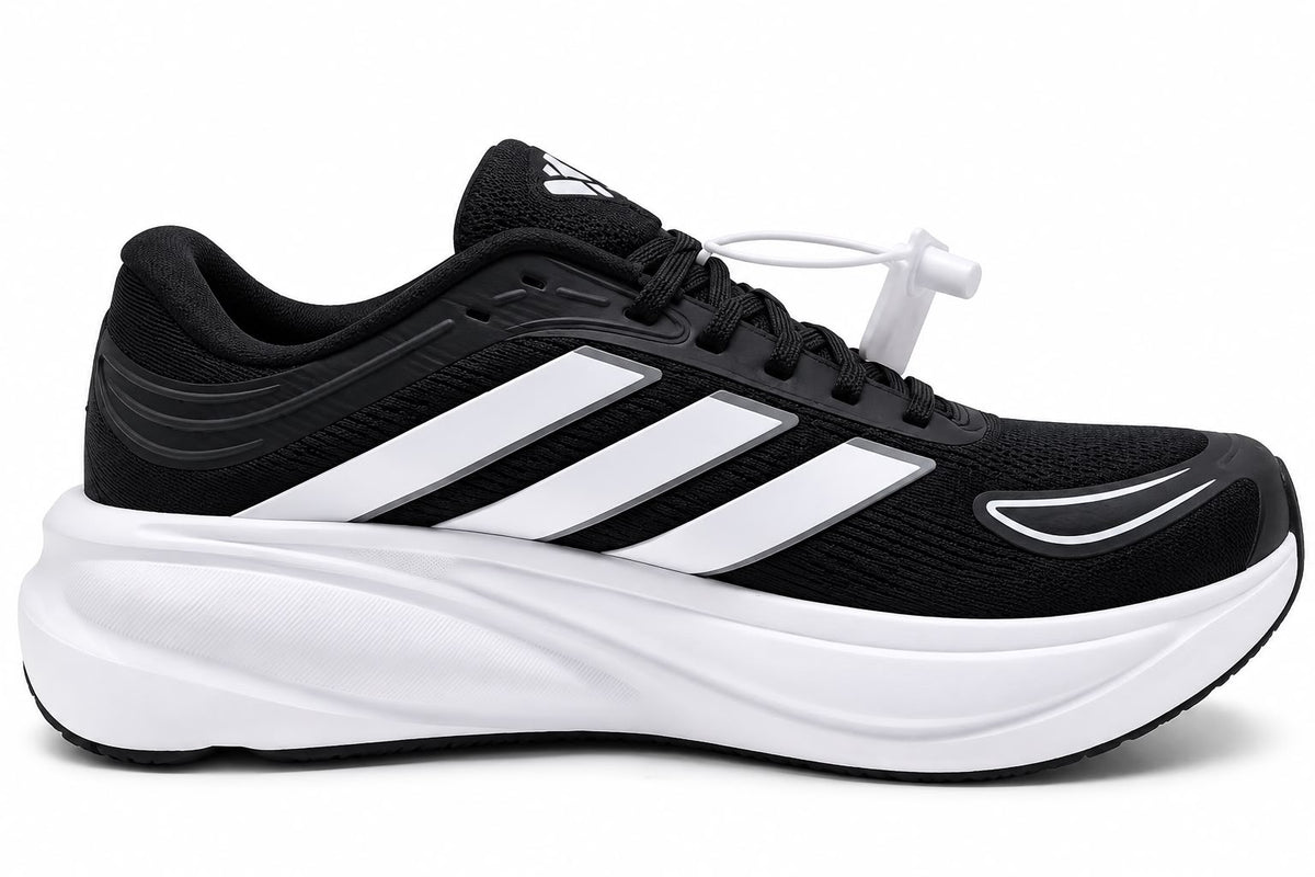 Adi Response 2 Men’s Running Shoes – Black & White Cloudfoam+