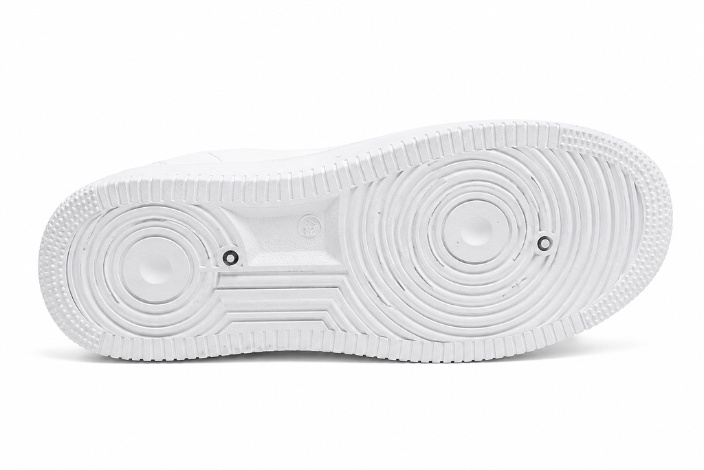 Nike Air Force 1 Style Triple White Sneakers – Classic Low-Top Casual Shoes
